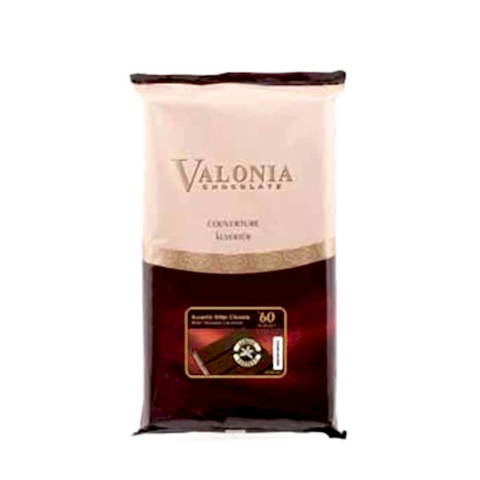 Valonia Bitter Kuvertür % 60 2,5 kg*10 Ad.