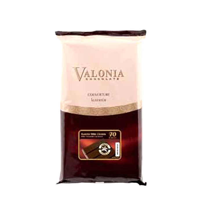 Valonia Bitter Kuvertür %70 2,5 kg*10 Ad.
